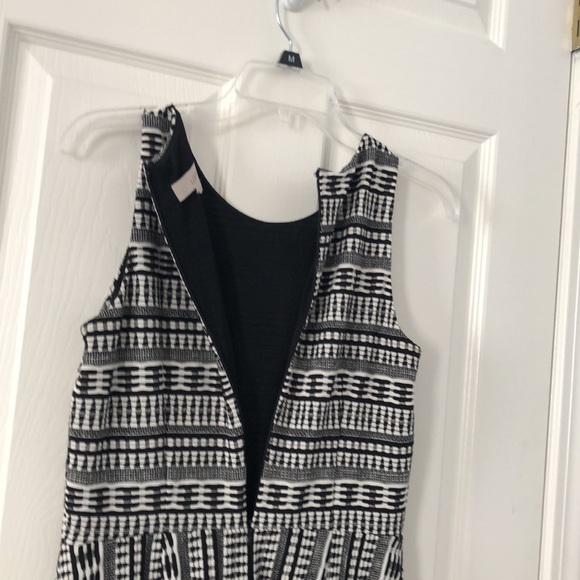 LOFT black and white tank top dress EUC - Picture 5 of 8
